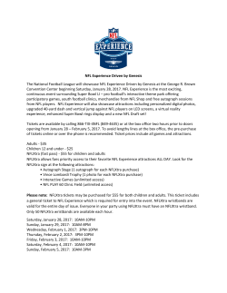 NFL Experience Driven by Genesis The National Football