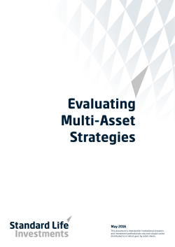Evaluating Multi-Asset Strategies