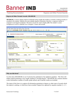 Multiple Advisor Form: SGAADVR