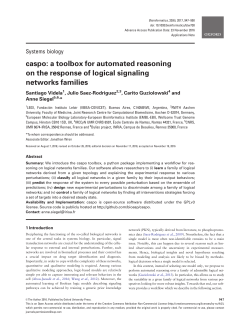 caspo: a toolbox for automated reasoning on the response of logical