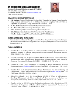 Project Manager - ANOVA Associates