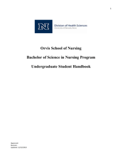 Orvis Handbook - University of Nevada, Reno