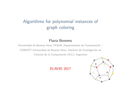 Algorithms for polynomial instances of graph coloring