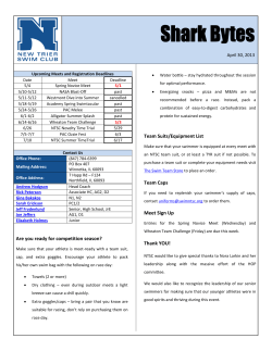 Are you ready for competition season? Team Suits/Equipment List