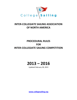 inter-collegiate sailing association of north america
