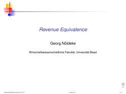 Revenue Equivalence - WWZ
