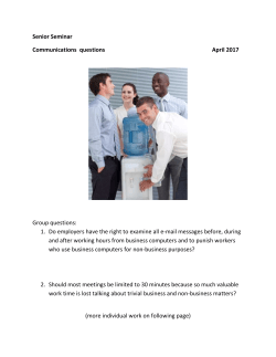 Communications questions