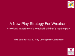 play is so critically important to all children in the development of
