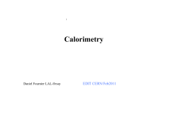 Calorimetry - CERN Indico