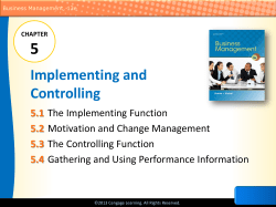 Implementing and Controlling 5.1