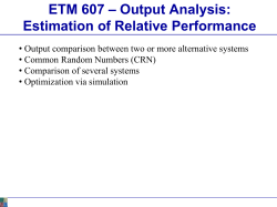 Chapter 2 -- Fundamental Simulation Concepts