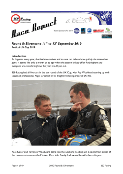 Round 8: Silverstone 11th to 12h September 2010