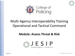 Multi-Agency Interoperability Training Operational and