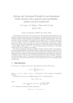 Entropy and Variational Principle for one-dimensional