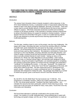 Paper link - ALIA Information Online 2015