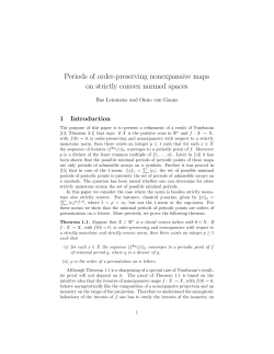 Periods of order-preserving nonexpansive maps on strictly convex