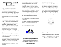 Failure to Control Ordinance English