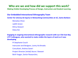 An Interactional Ethnographic Perspective