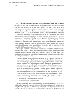 11.5.4 Where Is Economic Modeling Today? &ndash; Courting Causes with