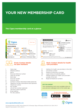 Your new membership card