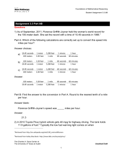The following problems should be printed, completed, and placed in
