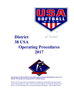 Operating Procedures