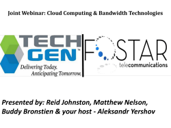 Providers One-by-One - TechGen Consulting Inc.