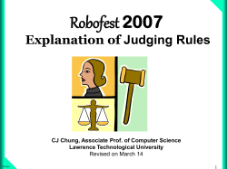 Judging Guidelines