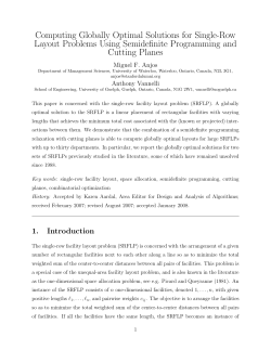 Computing Globally Optimal Solutions for Single