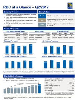 RBC At a Glance