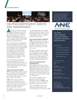 helping independent agents stay independent