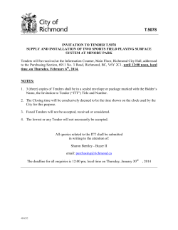 T.5078. Supply and installation of two sports field playing surface