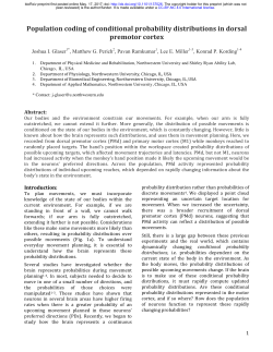 Population Coding Of Conditional Probability Distributions
