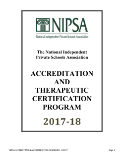 Academic and Therapeutic Handbook