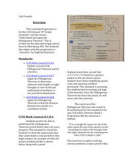 Learning Progression