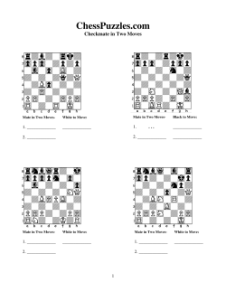 Checkmate in two moves