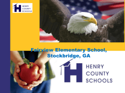 Developing and Implementing A Balanced Scorecard