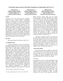 2.4 Bayesian Classifier Using P-Tree