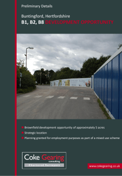 B1, B2, B8 DEVELOPMENT OPPORTUNITY