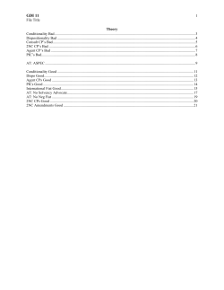 Theory Core - Georgia Debate Institute