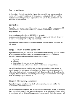 Our commitment Contact us Stage 1