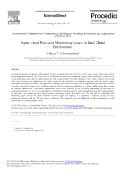 Agent based Resource Monitoring System in IaaS Cloud
