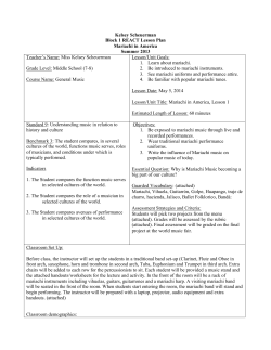 Mariachi Lesson Plan - Miss Scheuerman`s Classroom