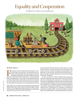 Equality and Cooperation - American Federation of Teachers