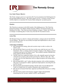 Case Study Primary Objective The Clients strategic goal was to