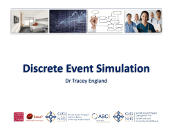 Discrete Event Simulation