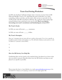 Team Goal Setting Worksheet