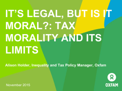 Alison Holder - Tax Coop | CONFERENCE