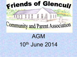 AGM 2014hot! - Glencull Primary School