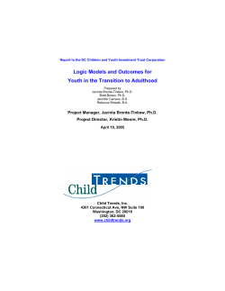 Logic Models and Outcomes for Youth in the